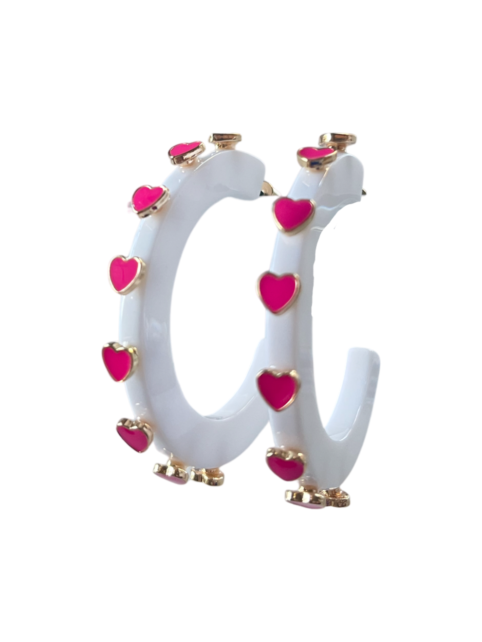 Smith & Co. Heart Jewel Hoop