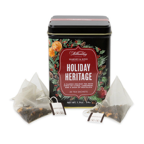 Harney & Sons Holiday Heritage Sachet Tin
