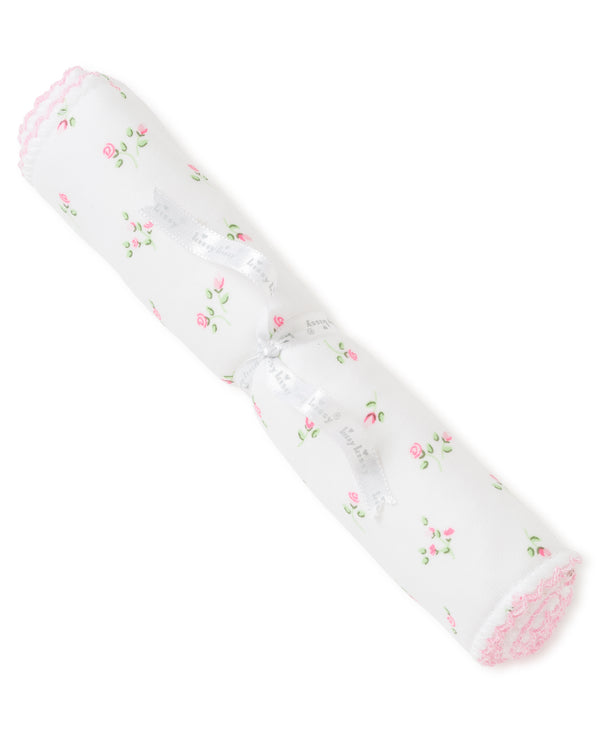 Kissy Kissy Garden Roses Burp Cloth