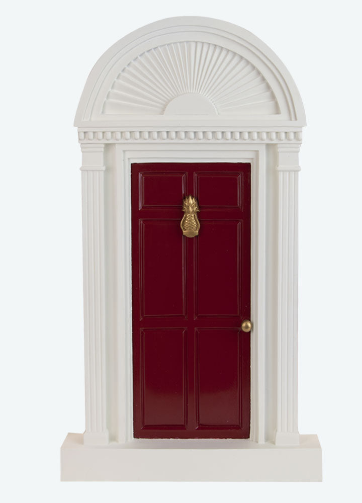 Byers' Choice Red Door with Pineapple