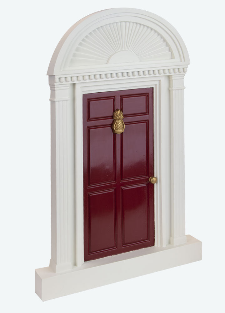 Byers' Choice Red Door with Pineapple