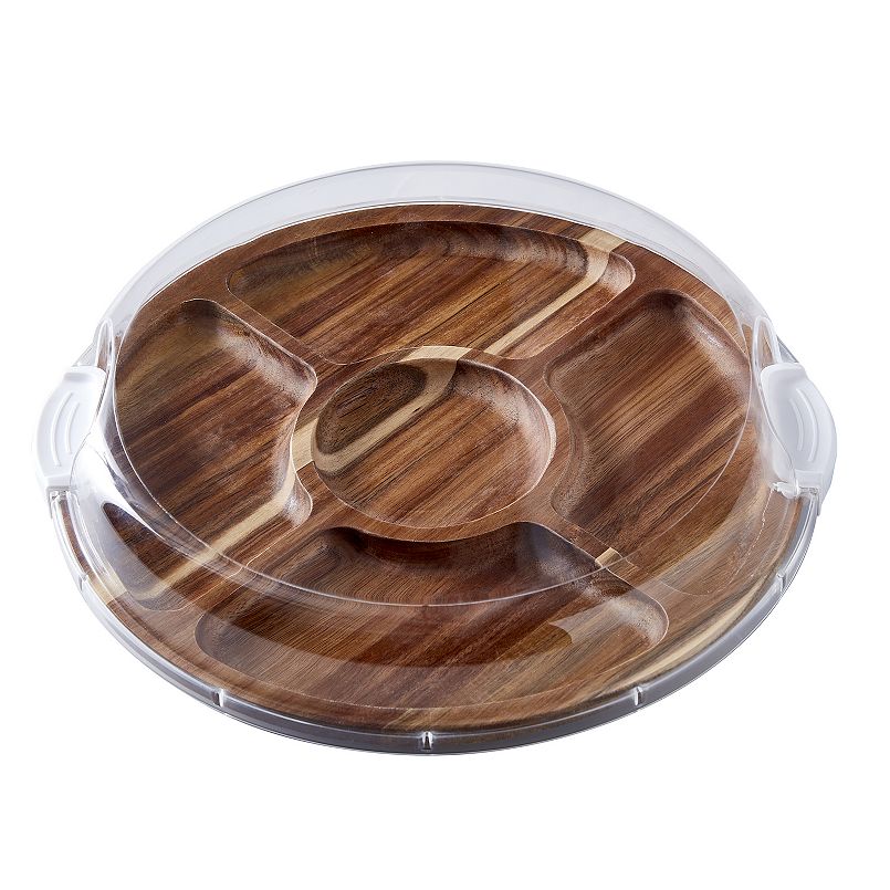 Farberware Build-A-Board Acacia Lazy Susan