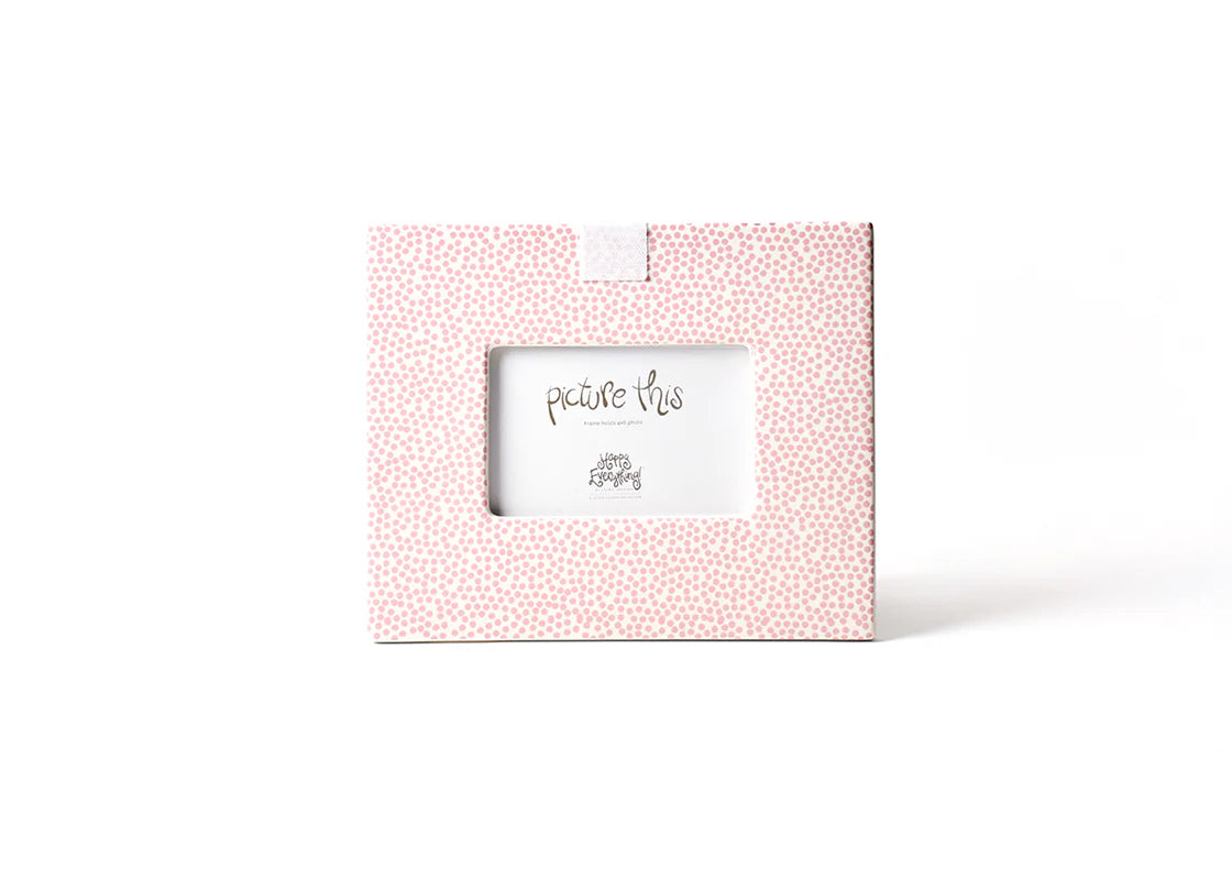 Happy Everything Pink Small Dot Mini Frame