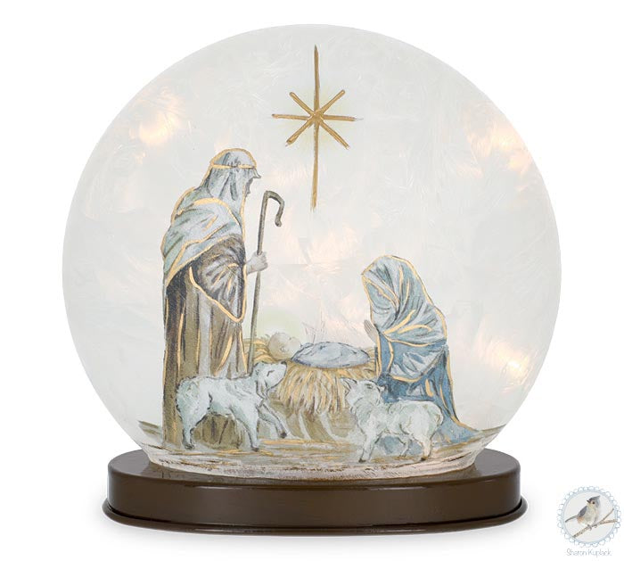 Holy Family Disc Lamp