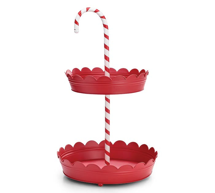 Tiered Candy Cane Tray