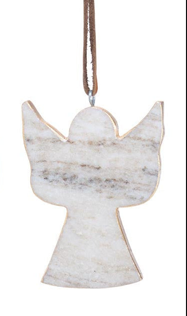 Marble Angel Ornament