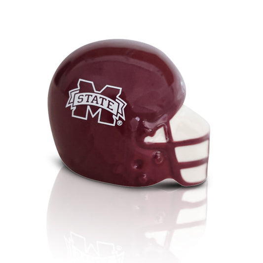 Nora Fleming Mississippi State Helmet Ceramic Mini