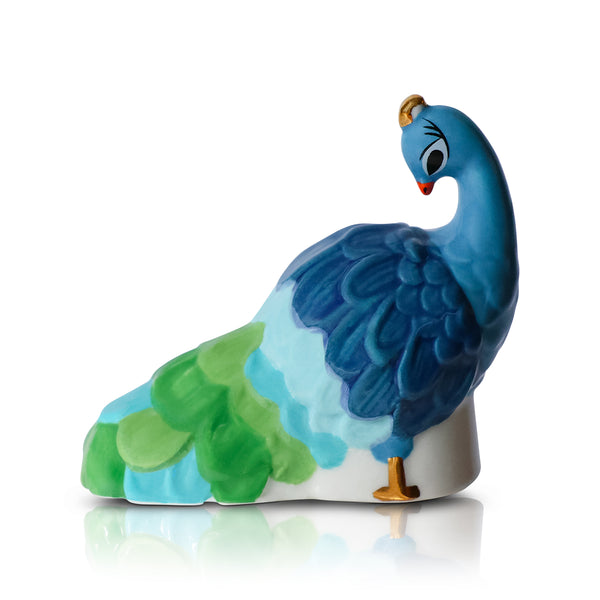 Nora Fleming fancy feathers Ceramic Mini