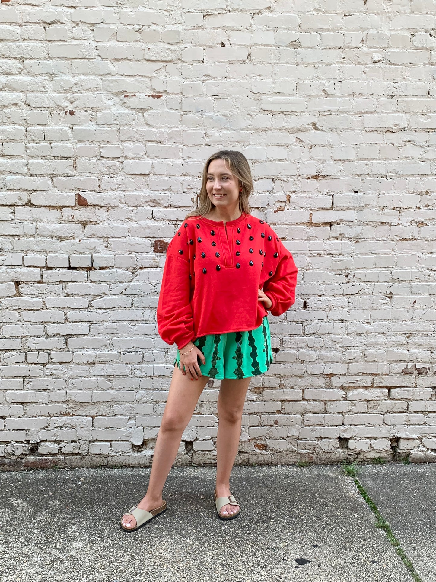 QOS Watermelon Seed Sweatshirt
