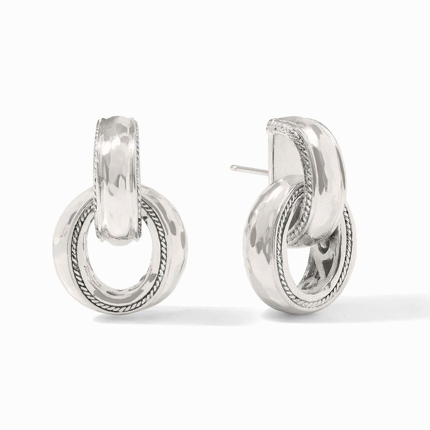 Julie Vos SILVER Cannes Doorknocker Earring