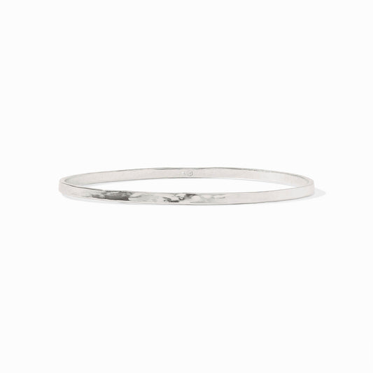 Julie Vos SILVER Crescent Bangle
