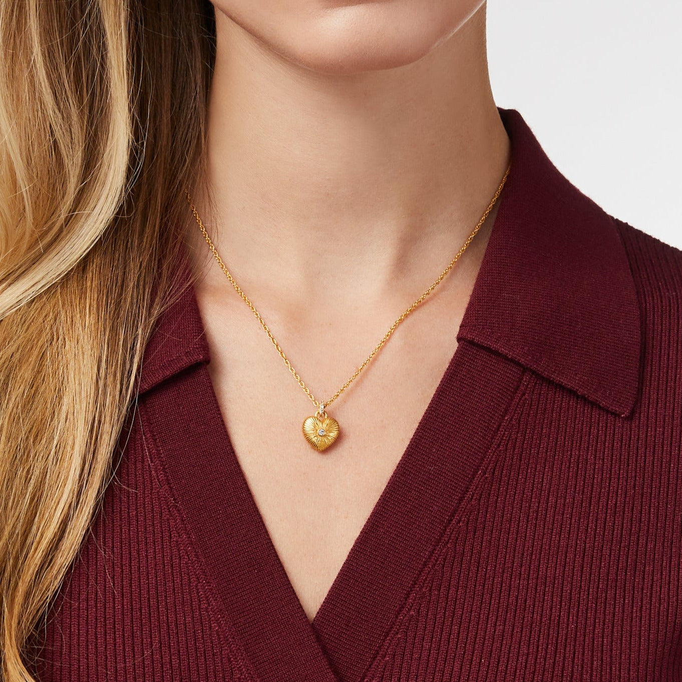 Julie Vos Esme Solitaire Necklace