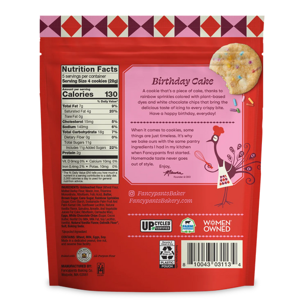 Fancypants Baking Co. Birthday Cake Cookies