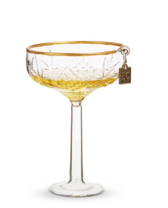 Elegant Coupe Champagne Ornament