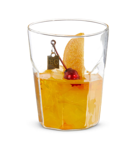 Old Fashioned Cocktail Ornament