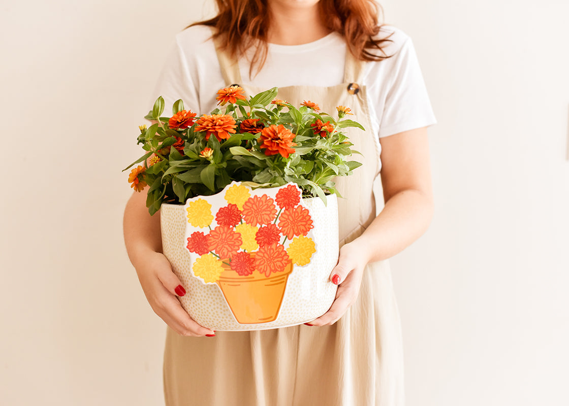 Happy Everything Neutral Small Dot Big Bowl