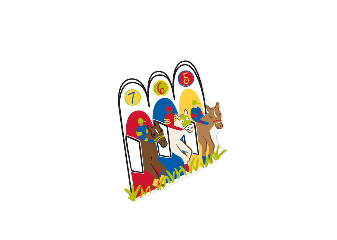 Happy Everything Horse Race Mini Attachment