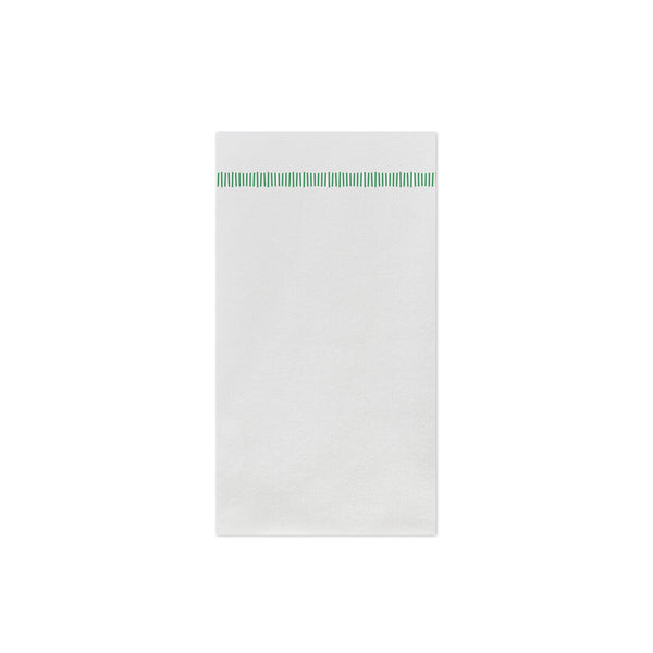 Vietri Papersoft Guest Towels- Fringe Green