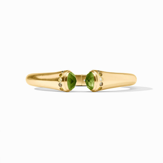 Julie Vos Rainbow Demi Cuff - Palmetto Green
