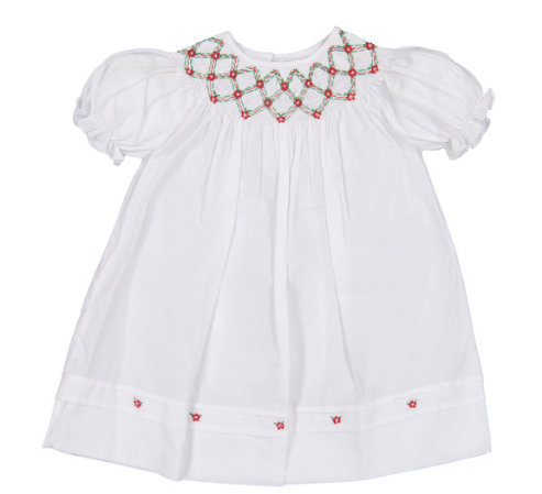 Feltman Brothers Holiday Floral Bishop Dress