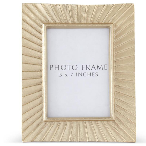 Gold Embossed Metal Picture Frame