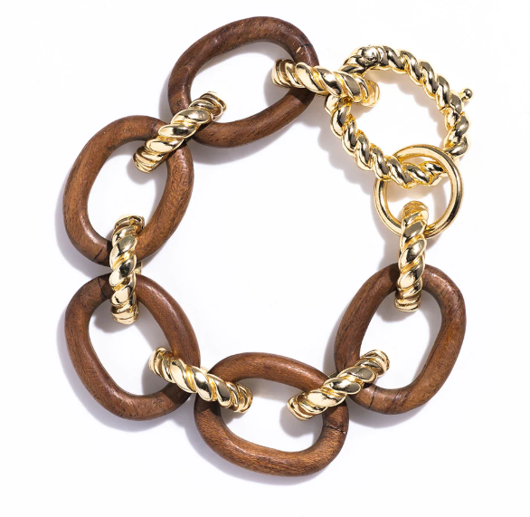 Capucine De Wulf Earth Goddess Link Bracelet - Teak