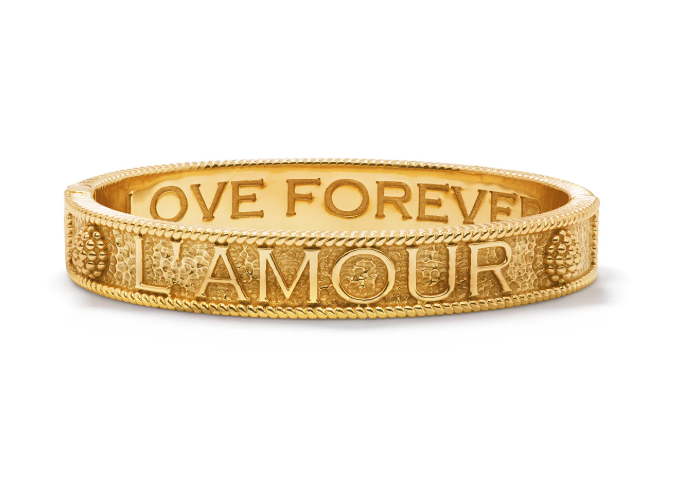 Capucine De Wulf L'Amour Toujour Hinged Bangle