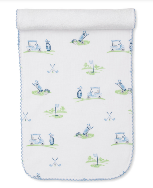 Kissy Kissy Fairway Foursome Burp Cloth