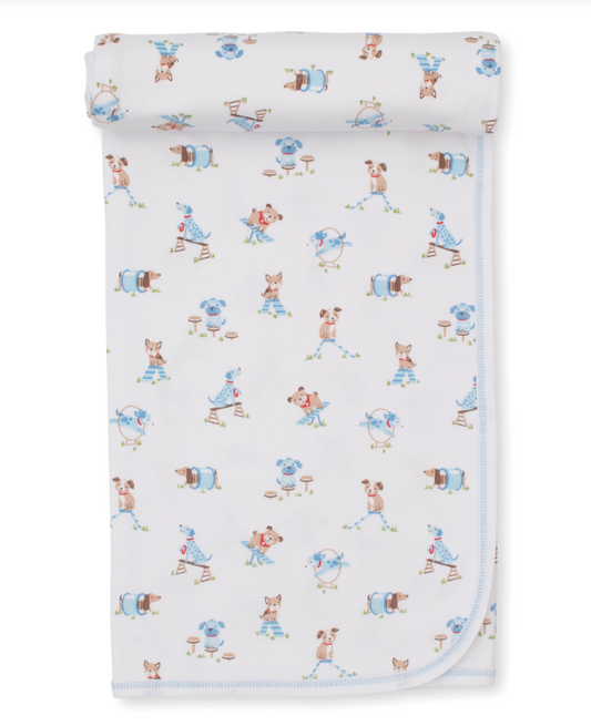 Kissy Kissy Playground Pups Blanket