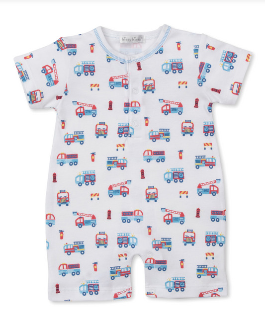 Kissy Kissy Fight The Fire Print Playsuit