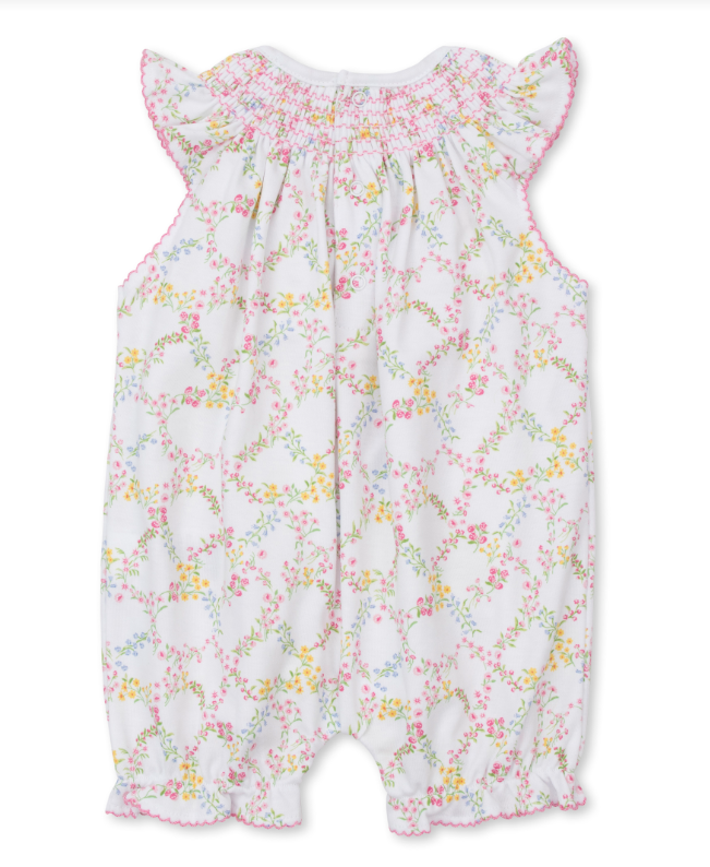 Kissy Kissy Garden Trellis Smocked Playsuit