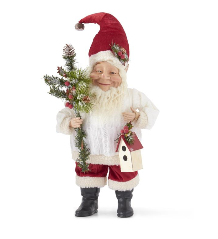 Santa with Birdhouse