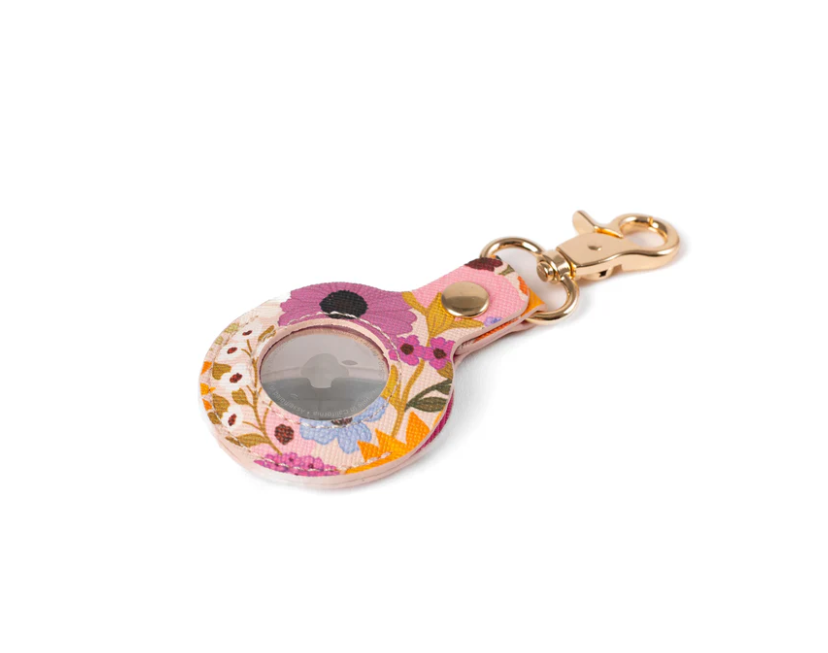 Rainbow Garden AirTag Keychain