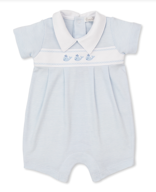 Kissy Kissy Classic Treasures Whale Wonder Short Playsuit