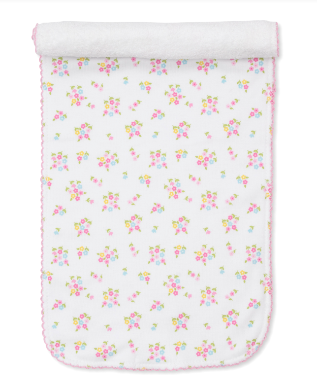 Kissy Kissy Rainbows Abloom Burp Cloth