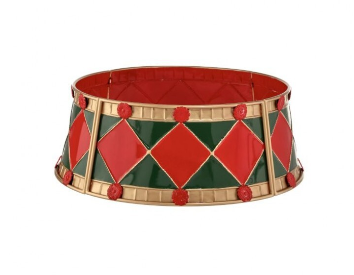 Metal Harlequin Tree Collar