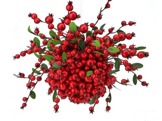Natural Berry Ridge Kissing Ball