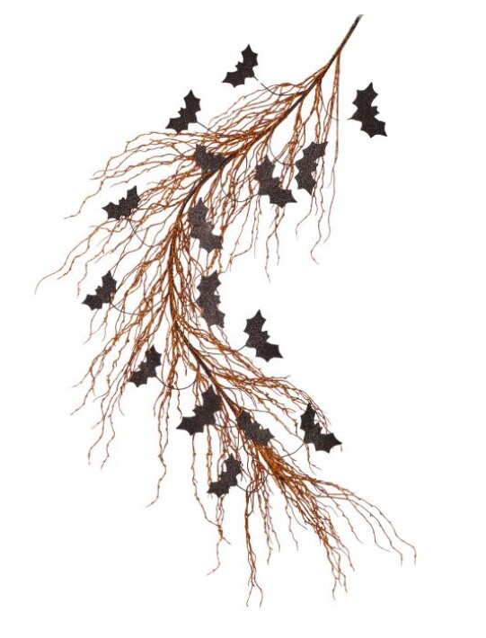 Halloween Glitter Bat Garland
