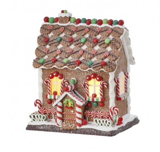 Lighted Holiday Sweets House