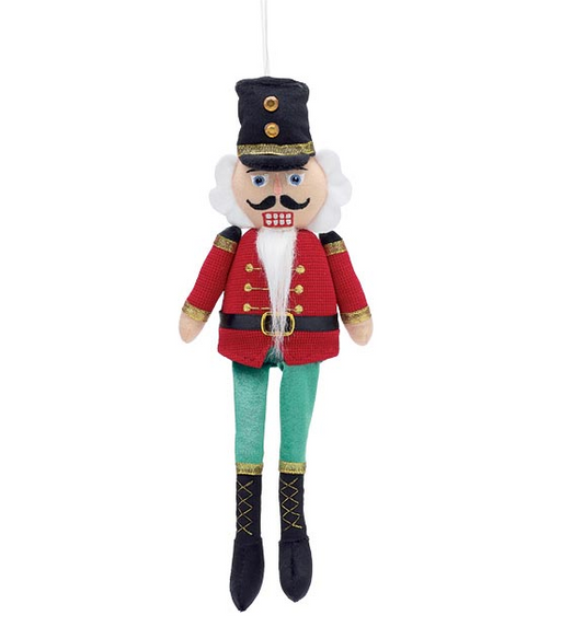 Plush Nutcracker Ornament