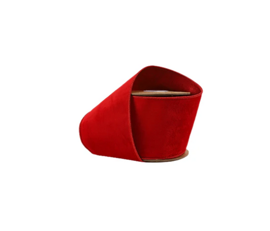 Red Cozy Velvet Ribbon