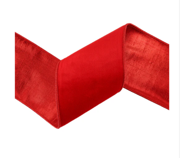 Red Cozy Velvet Ribbon