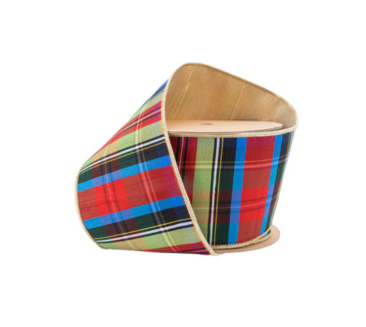 Nutcracker Plaid Dupioni Ribbon