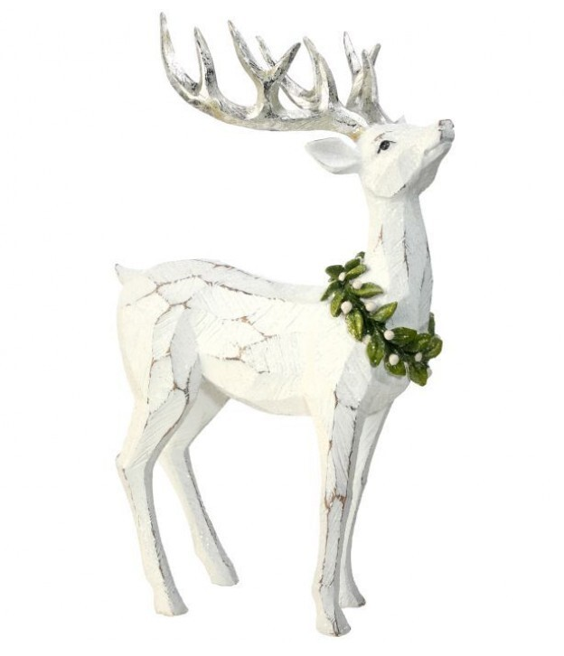 Standing Mistletoe Deer