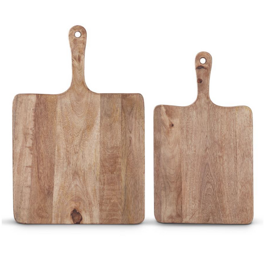 Mango Wood Pizza Peel Cutting Board
