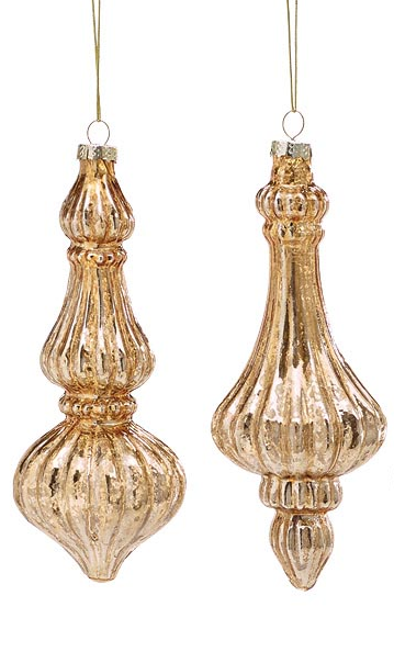 Gold Finial Ornament