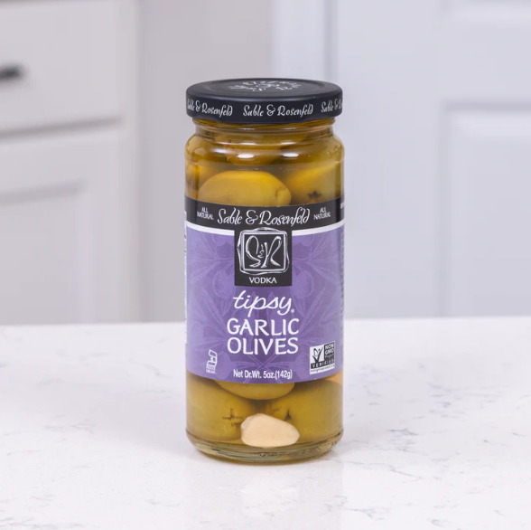 Sable & Rosenfeld Garlic Tipsy Olives