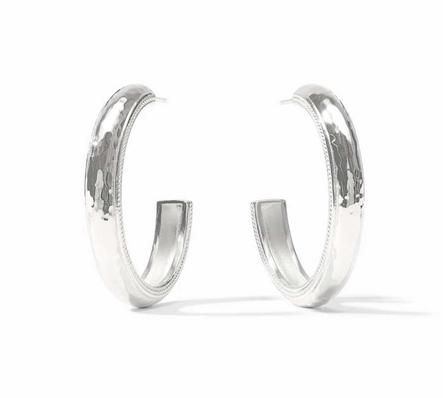 Julie Vos SILVER Cannes Hoop Earring