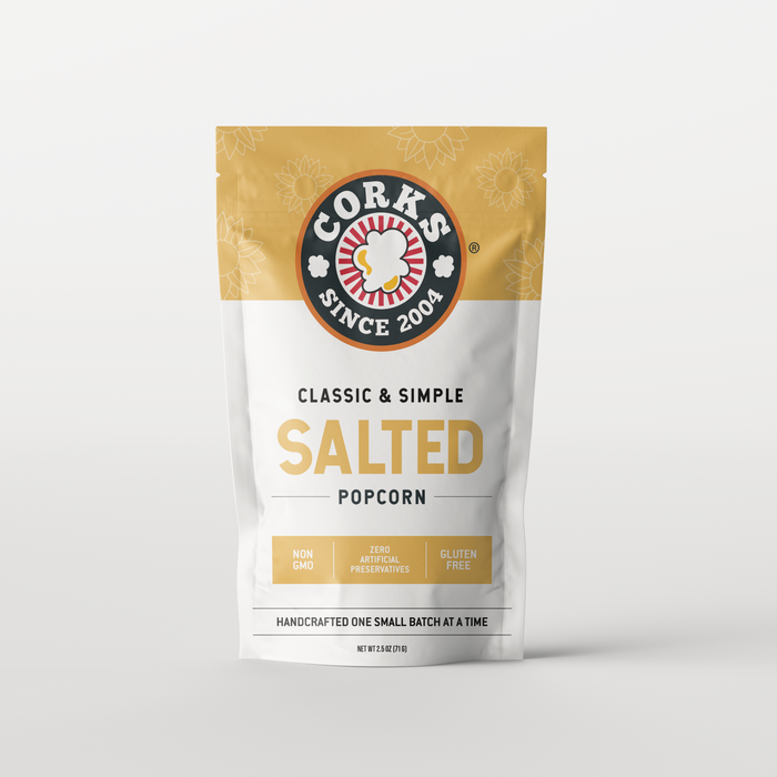 Corks Simply Salted Popcorn