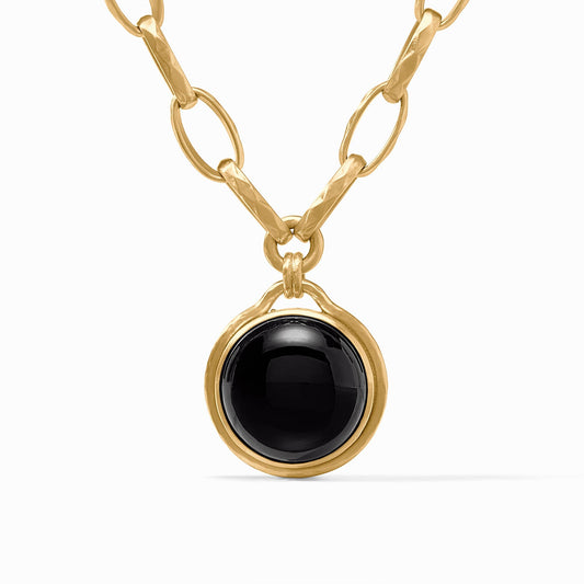 Julie Vos Solara Statement Necklace - Obsidian Black